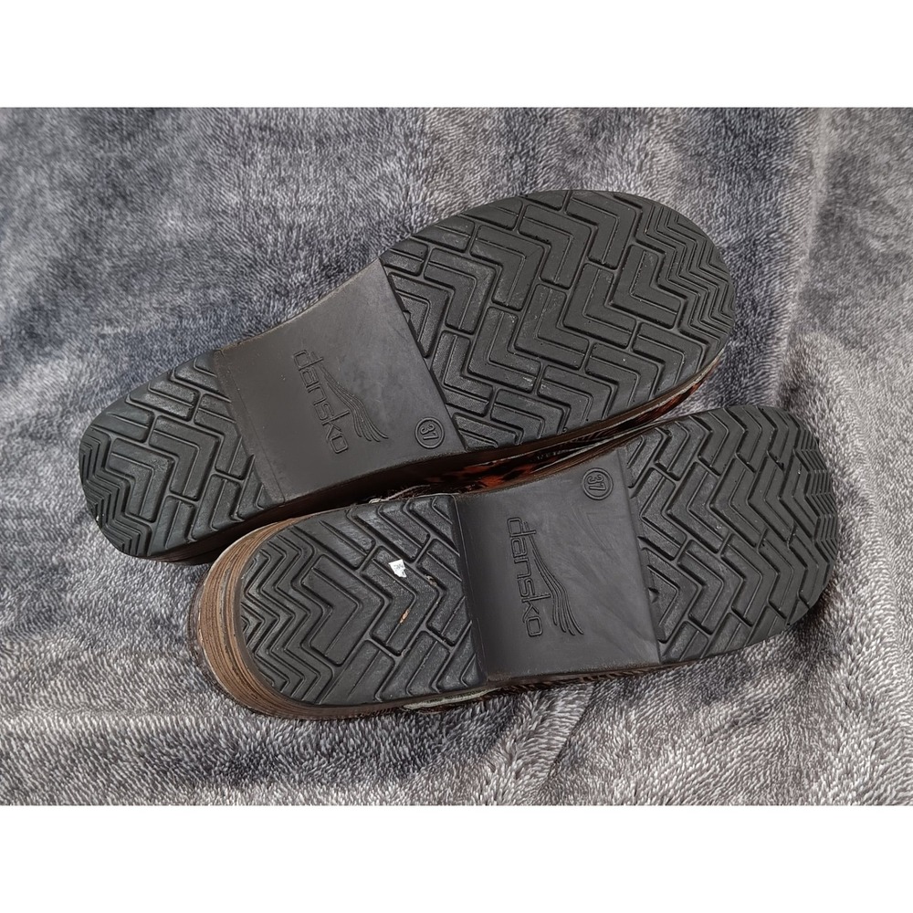 Dansko Professional Leopard Print Patent Leather … - image 7